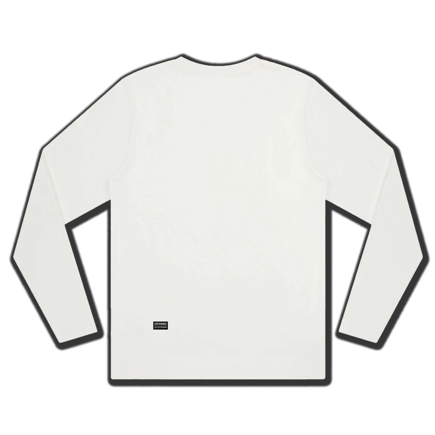 Blurred Longsleeve white - go home, you're drunk