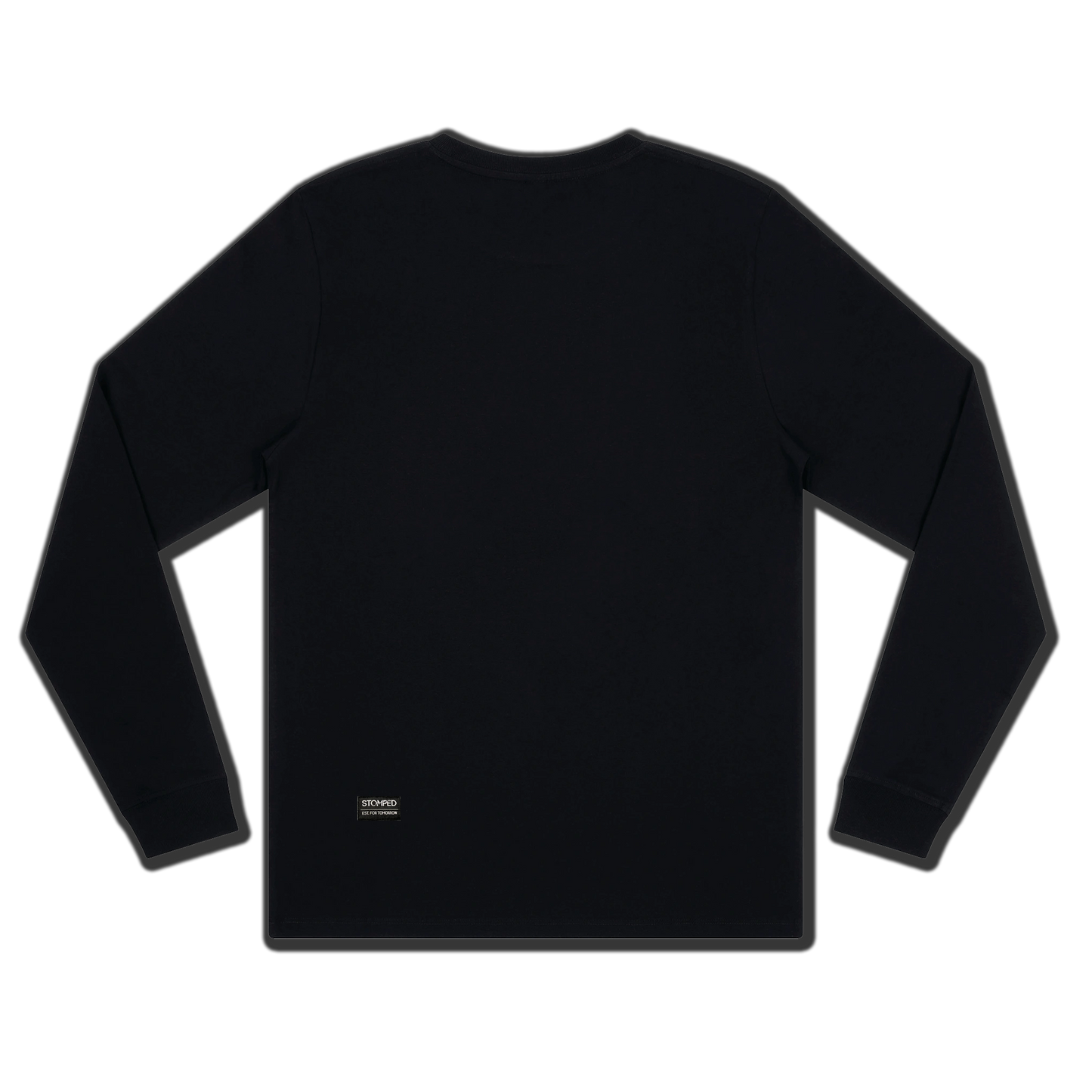 Blurred Longsleeve black - go home, you're drunk