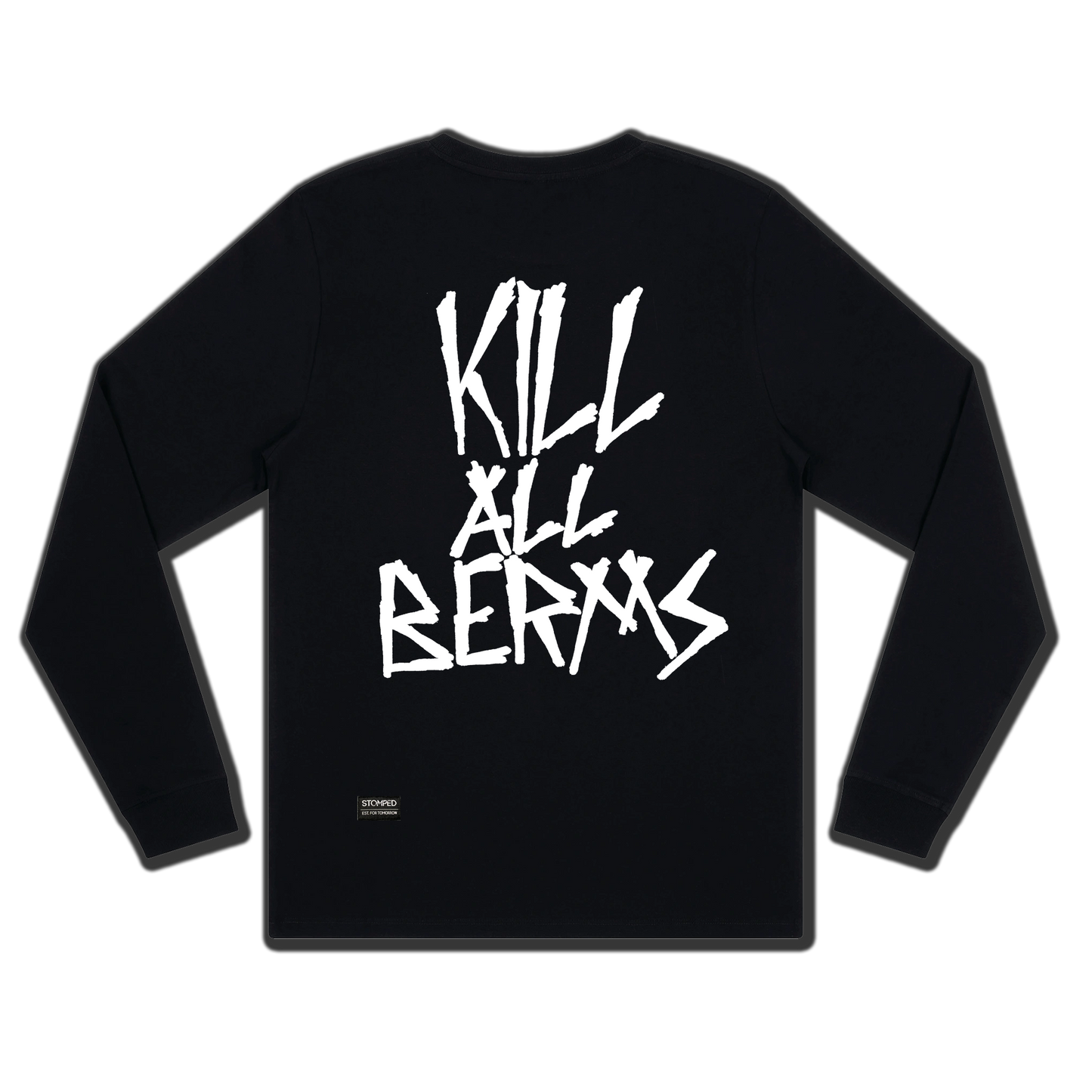 Kill all Berms Longsleeve - black