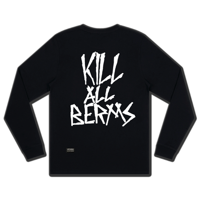 Kill all Berms Longsleeve - black