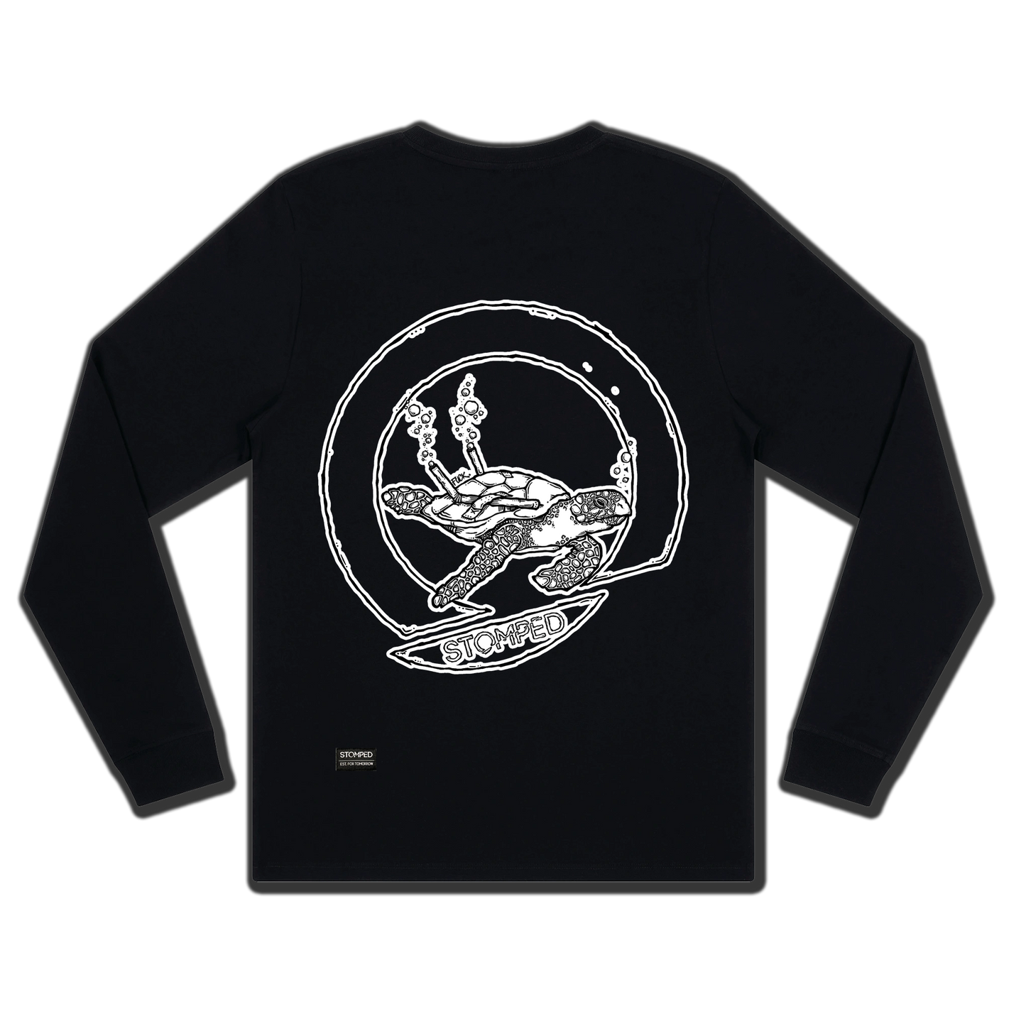 Wasted Turtle Longsleeve - black