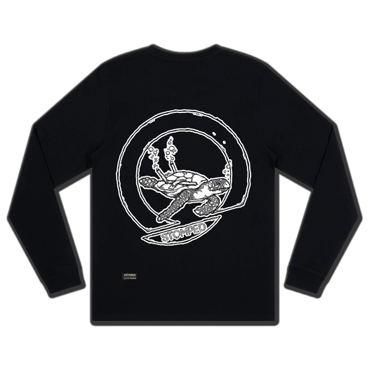 Wasted Turtle Longsleeve - black