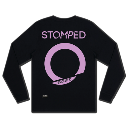 Lilac Symbol Back Longsleeve - Black