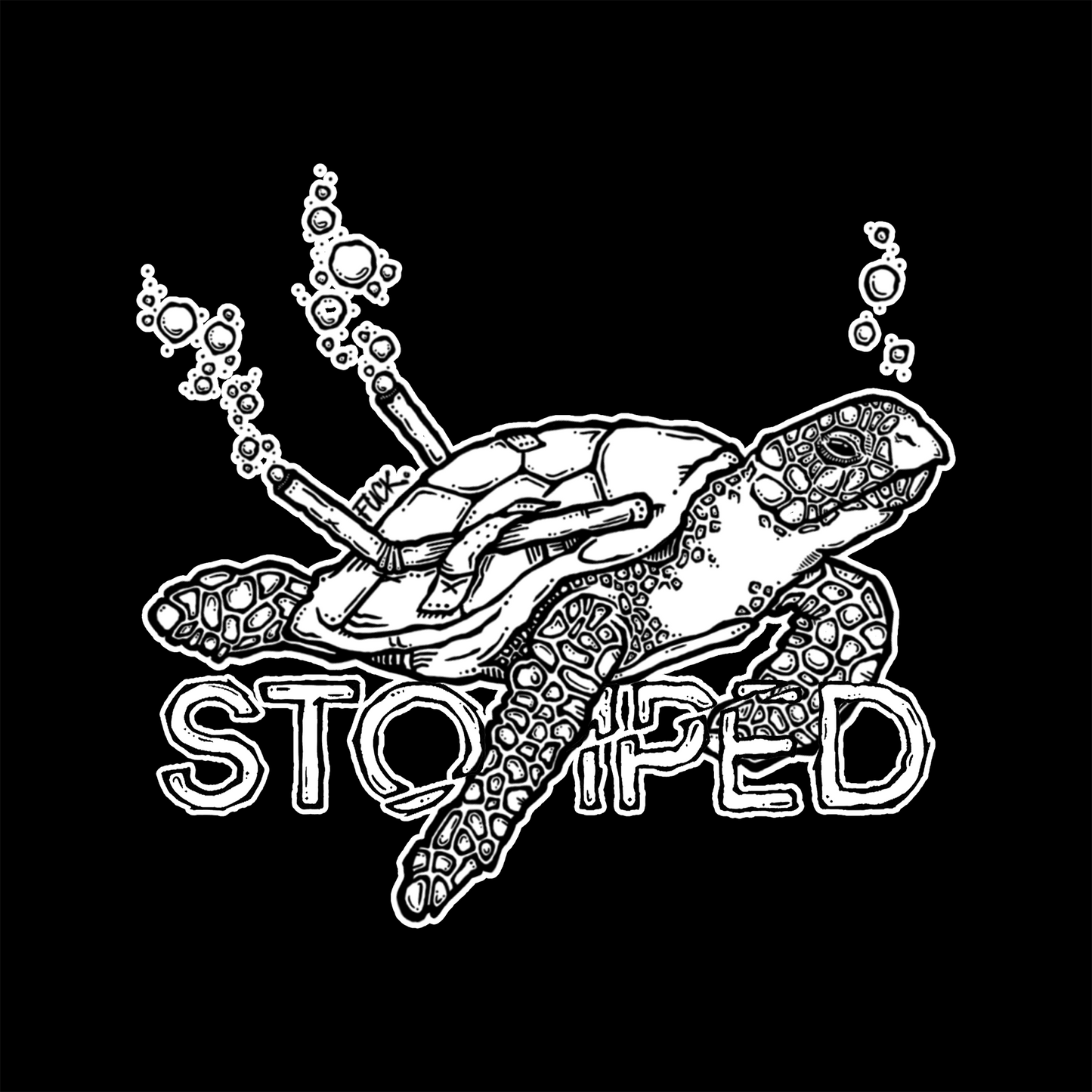 Wasted Turtle Longsleeve - black