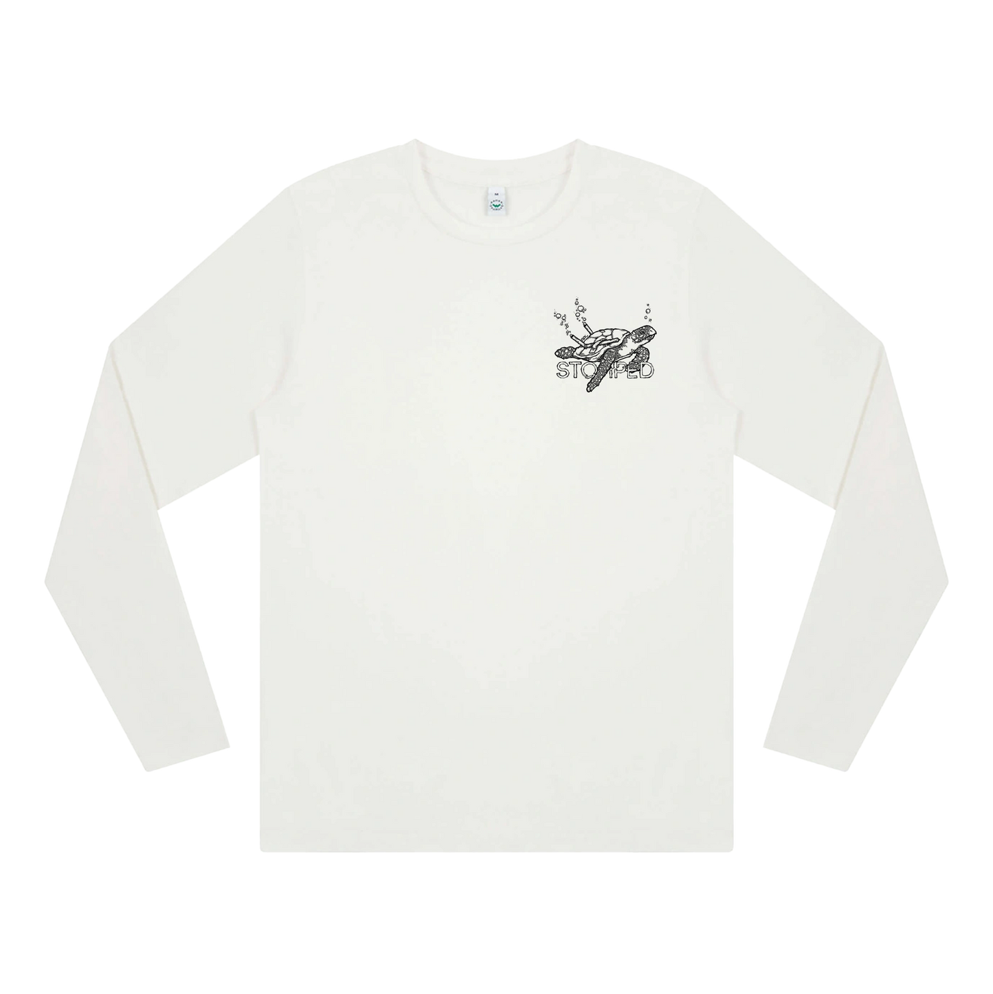 Wasted Turtle Longsleeve - white